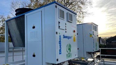 Supermarkt mit Propan-Anlage, Mainz