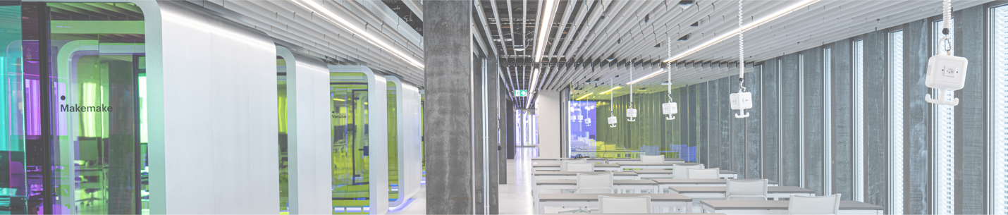 Sistemi radianti a soffitto personalizzabili